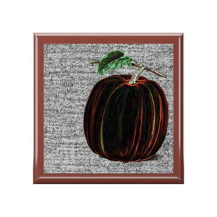 Keepsake/Jewelry Box - Magical Pumpkin - Lacquer Wood Box  cover