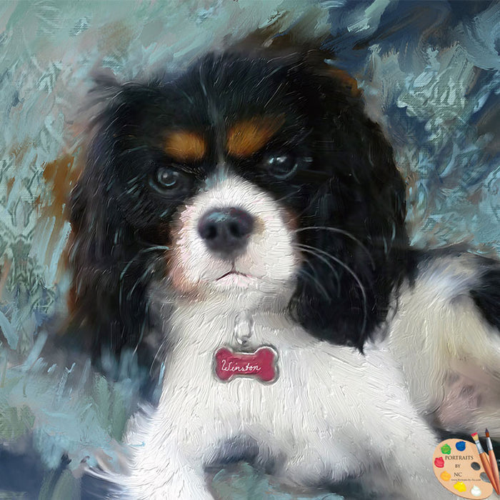 King Charles Spaniel Portrait 372