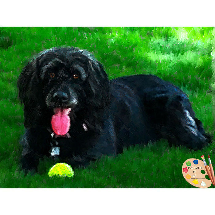 Labradoodle Dog Painting 476