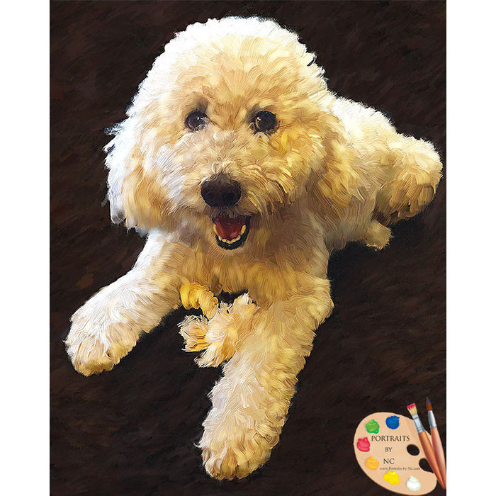 Labradoodle Dog Painting 530