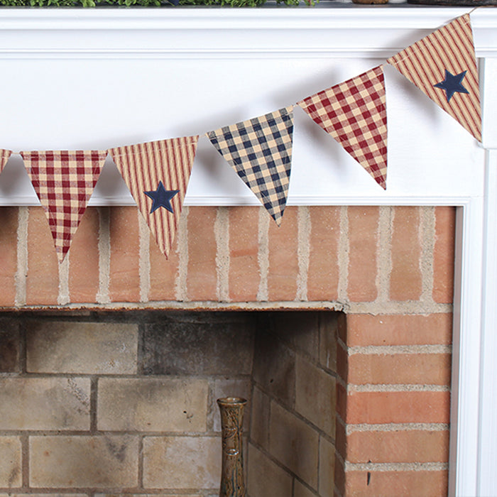 Liberty Flag Garland Garland GR610000 - Interiors by Elizabeth