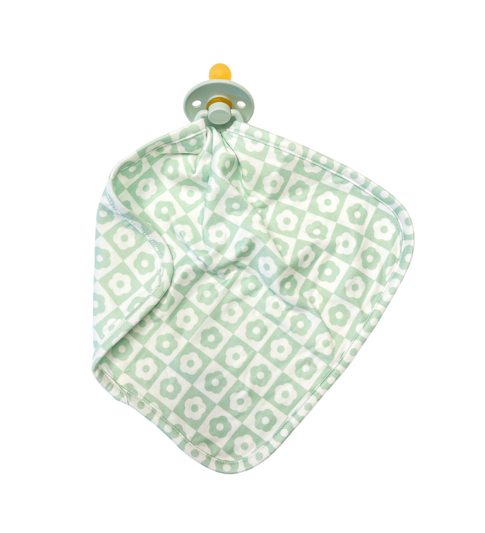 LIGHT GREEN DAISY CHECKER | LOVIE
