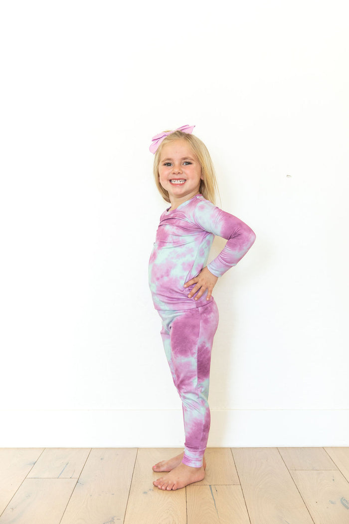 MAGENTA + MINT TIE DYE | LONG SLEEVE