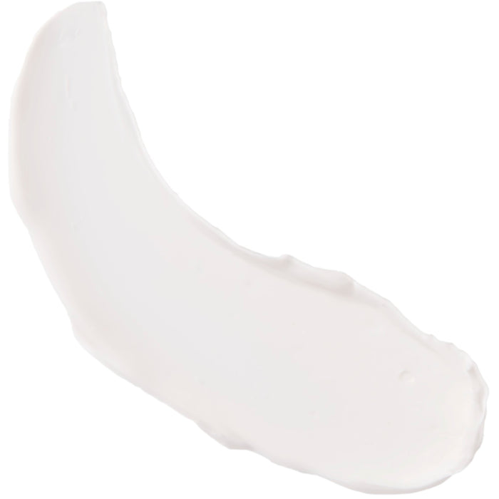 Mama Bee Belly Butter by Burts Bees lies on a white backdrop, its creamy white texture hinting at shea butter richness, offering silky relief for stretch marks.