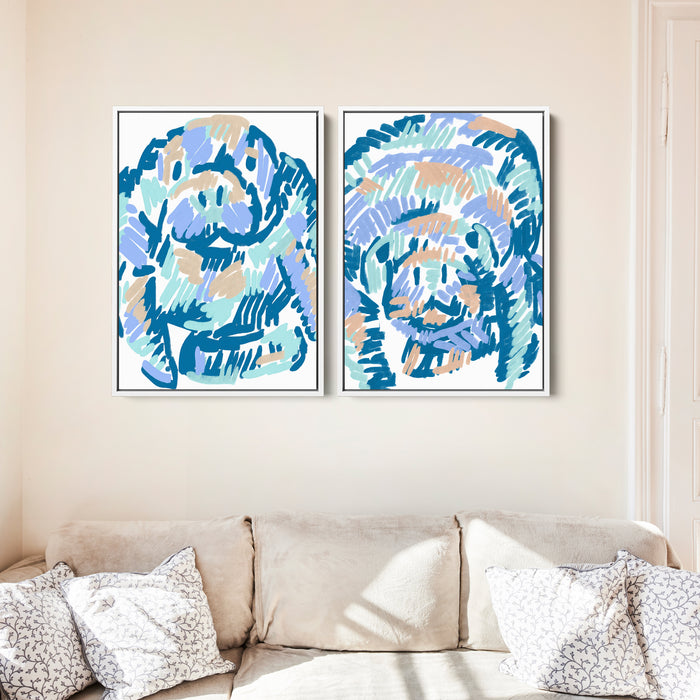 8"x10" / Canvas Set / White
