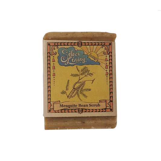 handmade, cruelty free, exfoliating soap made with organics. mesquite, cedar, cinnamon