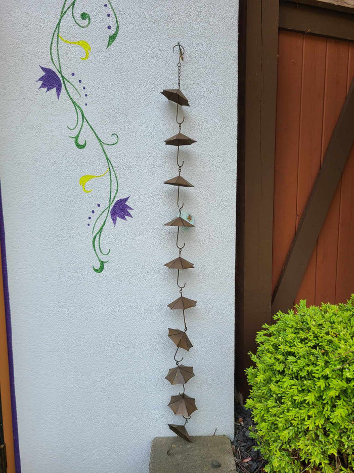 Metal Umbrella Rain Chain