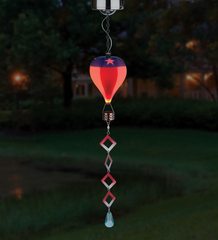 Mini Spinner Solar Lantern - Americana