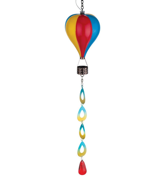 Mini Spinner Solar Lantern - Stripe