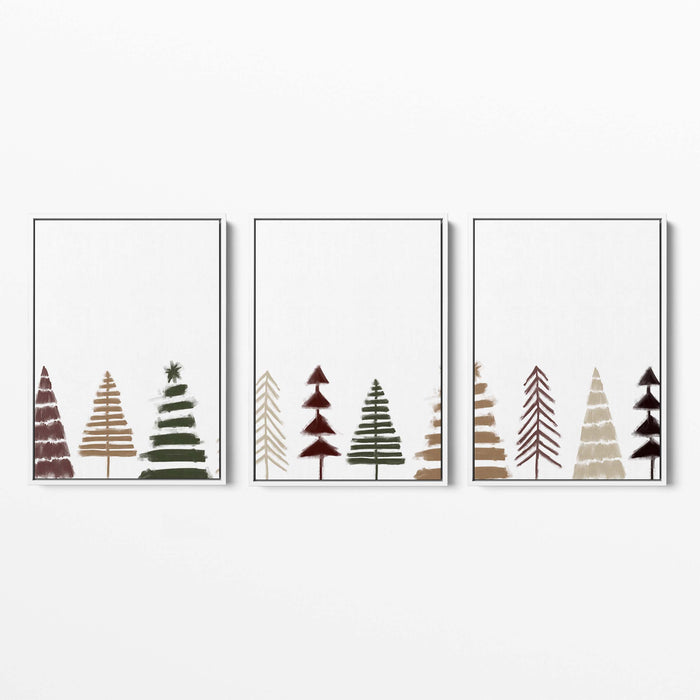 Minimalist Scandi Christmas Trees - Set of 3 - Jetty Home