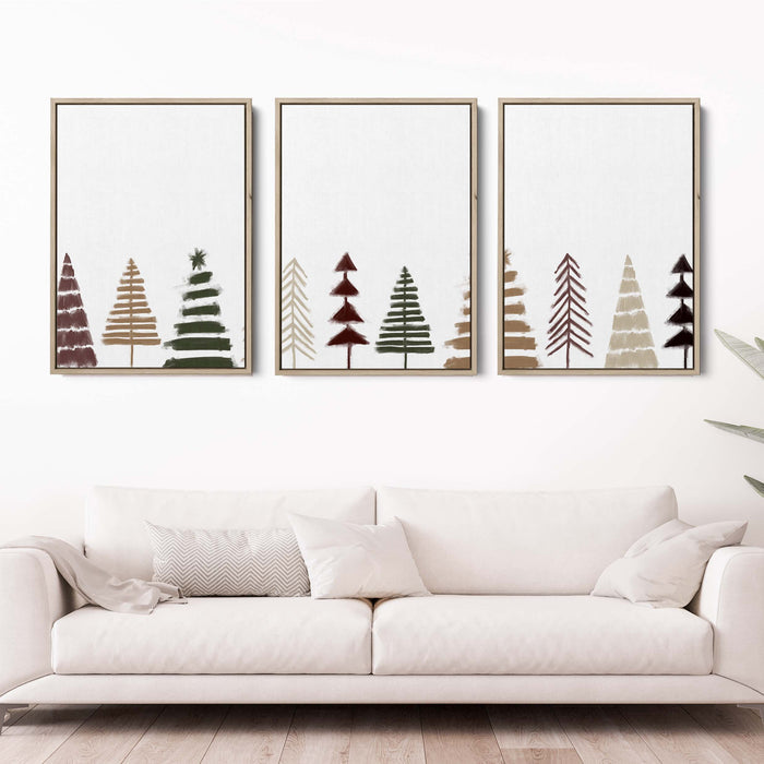 Minimalist Scandi Christmas Trees - Set of 3 - Jetty Home