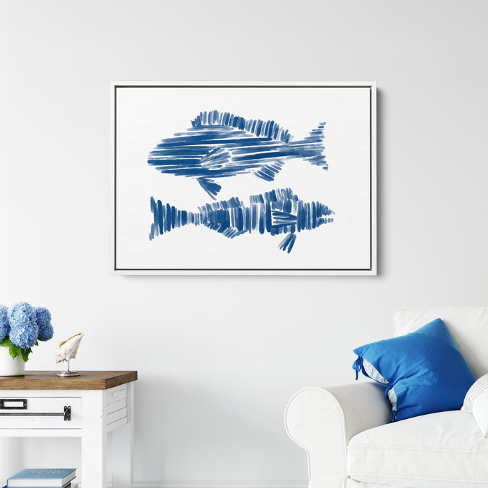 Ocean Fish Duo  - Art Print or Canvas - Jetty Home