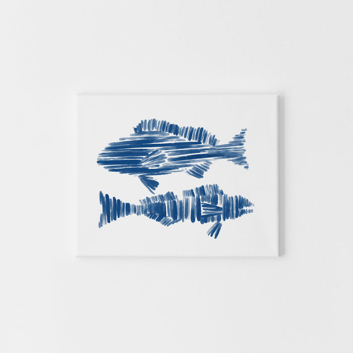 Ocean Fish Duo  - Art Print or Canvas - Jetty Home