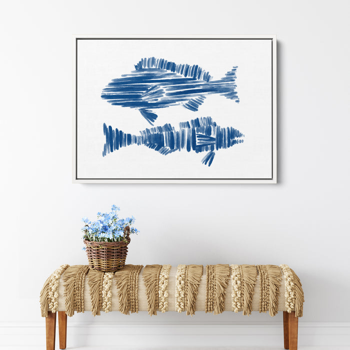 Ocean Fish Duo  - Art Print or Canvas - Jetty Home