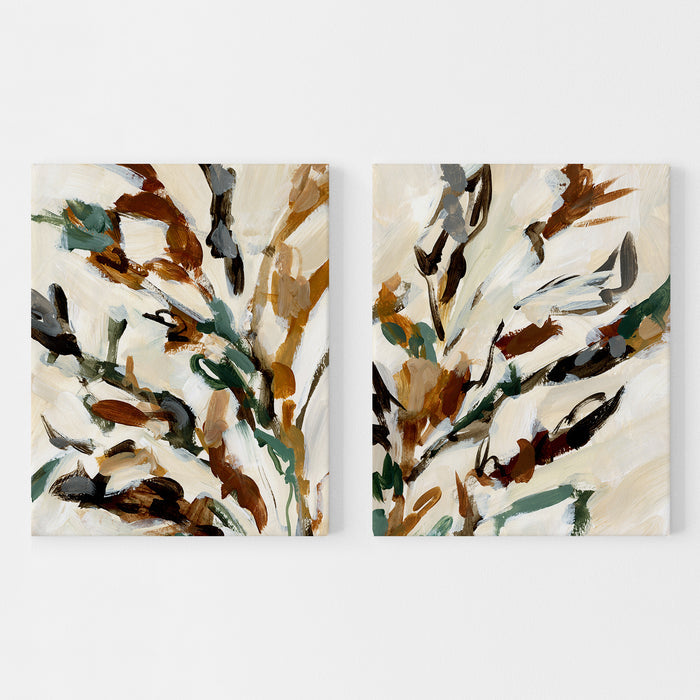 October Fields Diptych - Set of 2  - Art Prints or Canvases - Jetty Home