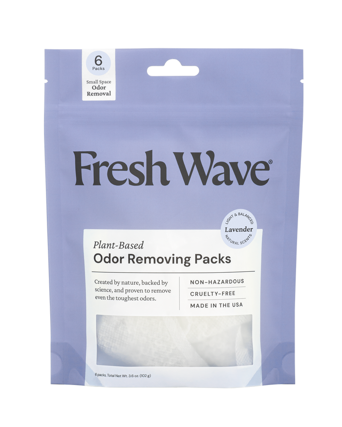 Odor Removing Packs for Small Spaces