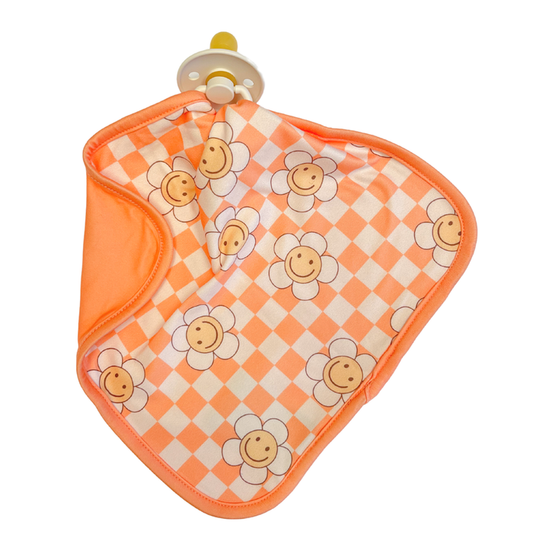 ORANGE SMILEY CHECKER | LOVIE