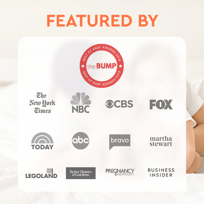 Media outlets showcased the logos for The Bump: Best of Baby Awards 2018, spotlighting the top product in baby skincare, Organic Baby Lotion. #common #scent_lavender-grapefruit