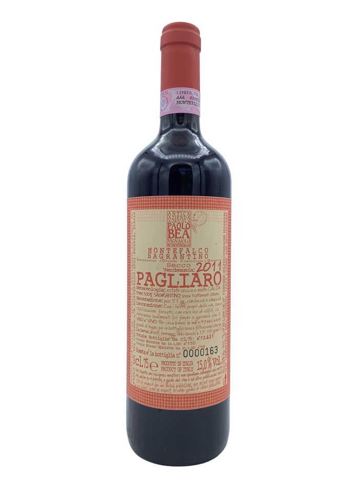 Paolo Bea Seco Vigneto Pagliaro 2018
