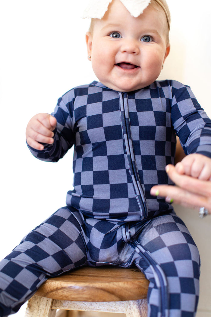 PATRIOTIC CHECKER | ZIPPER ONE PIECE