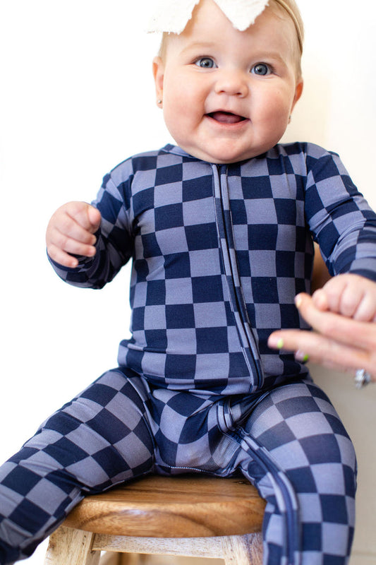 PATRIOTIC CHECKER | ZIPPER ONE PIECE