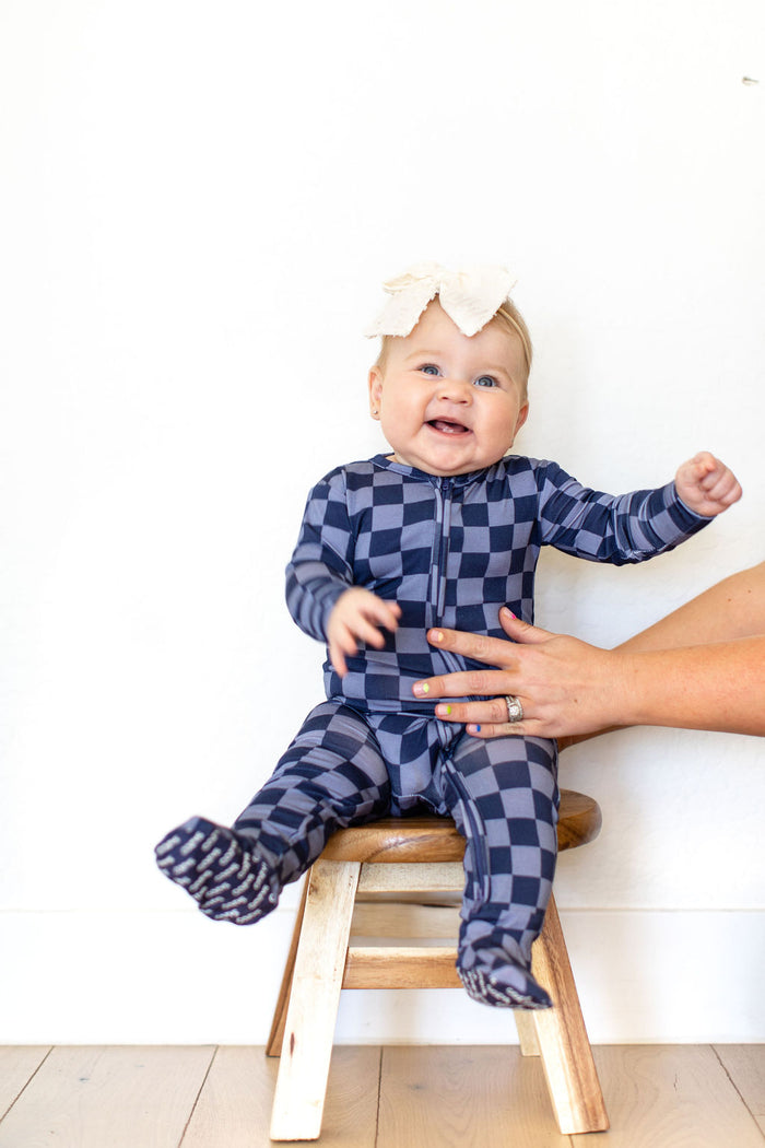 PATRIOTIC CHECKER | ZIPPER ONE PIECE