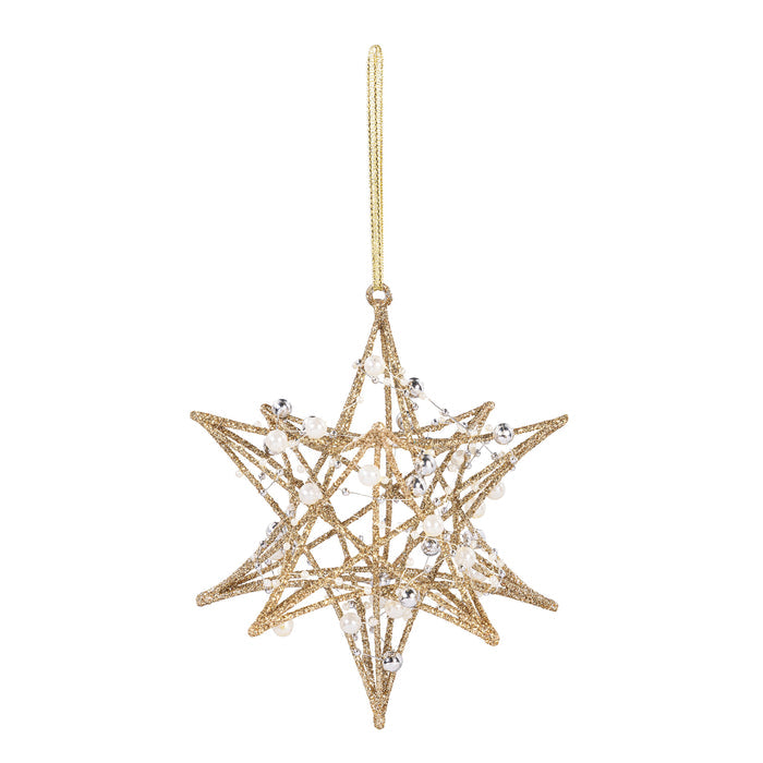 Pearl Starburst Ornament