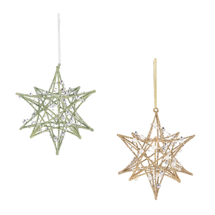 Pearl Starburst Ornament