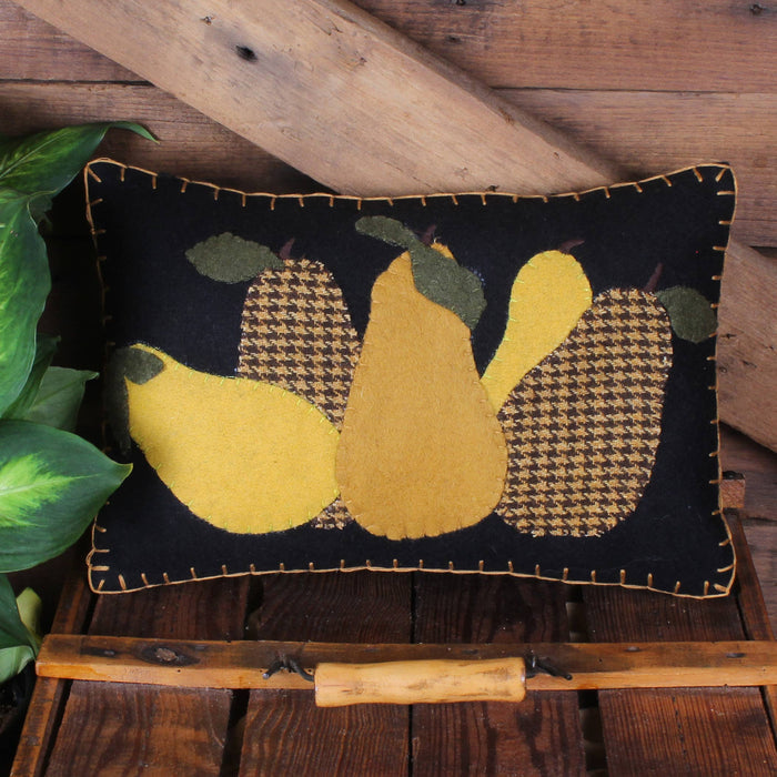 Pears Jubilee Pillow 8 Inx12 In PL160020 - Interiors by Elizabeth