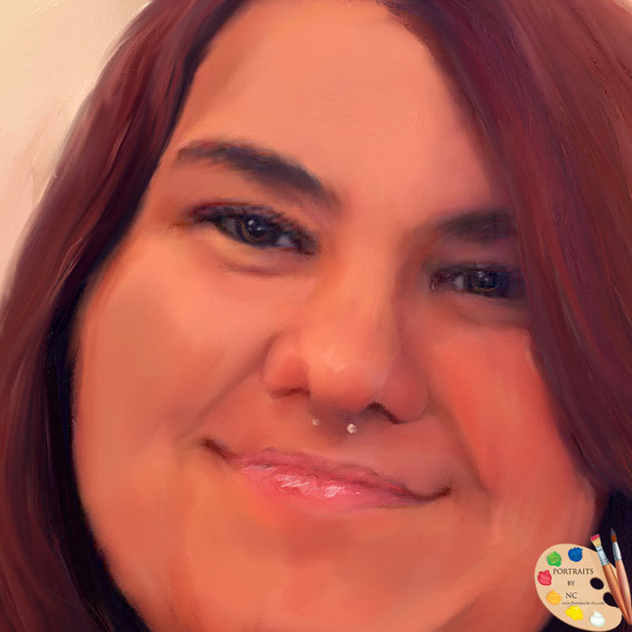 People Portraits - Young Woman Digital Portrait