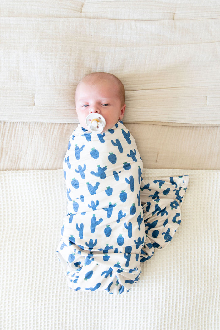 PHOENIX CACTUS (BLUE) | SWADDLE