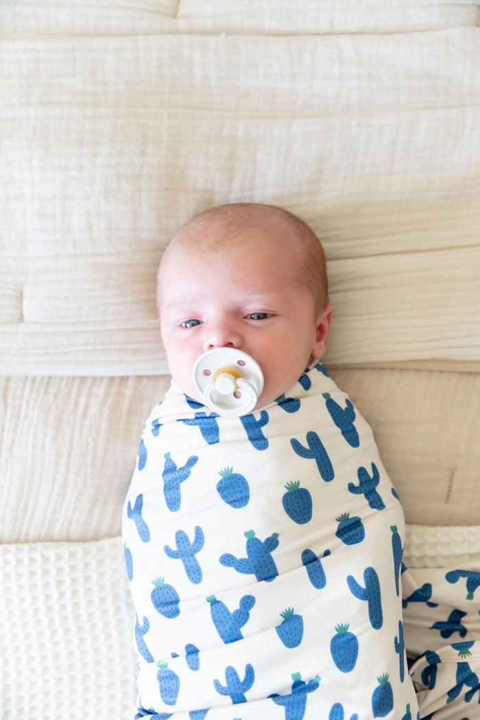 PHOENIX CACTUS (BLUE) | SWADDLE