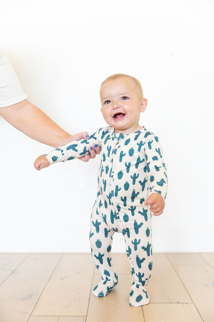 PHOENIX CACTUS (GREEN) | FOOTIE ONE PIECE