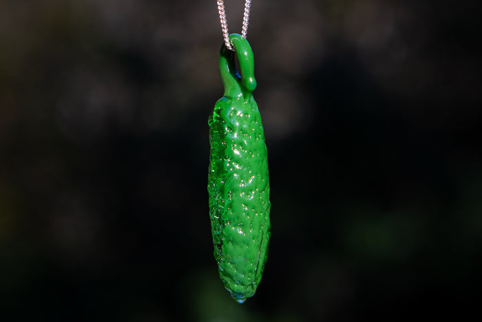 pickle with cremation ash