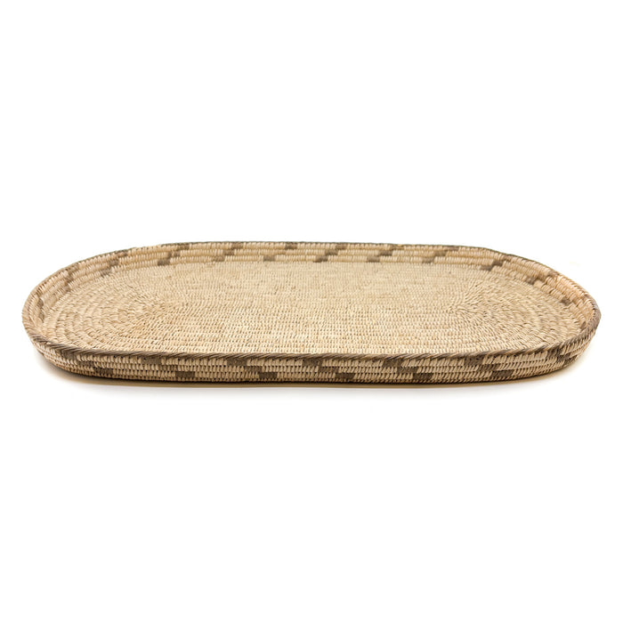 Pima Large Oval Willow Bread Tray - Circa 1930 - Very Special!