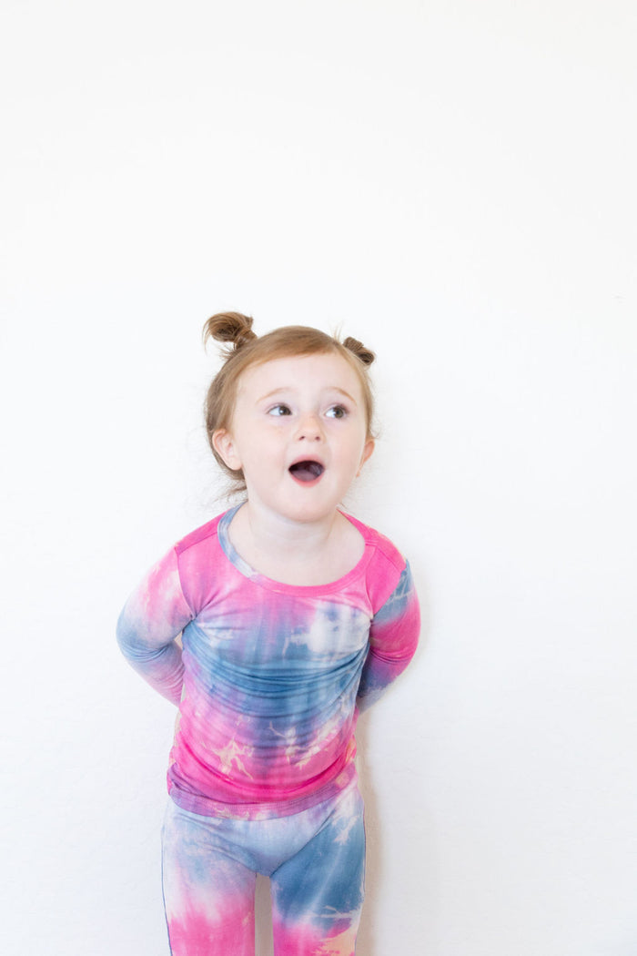 PINK + BLUE TIE DYE