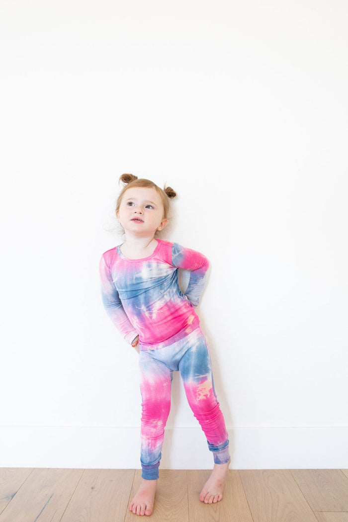 PINK + BLUE TIE DYE