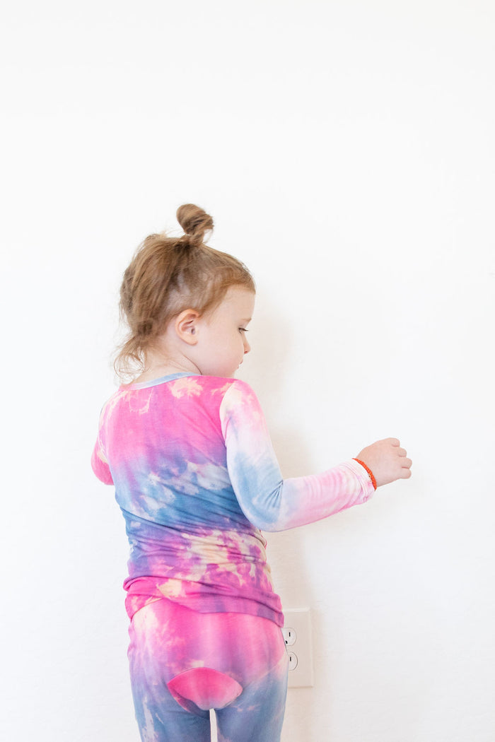 PINK + BLUE TIE DYE