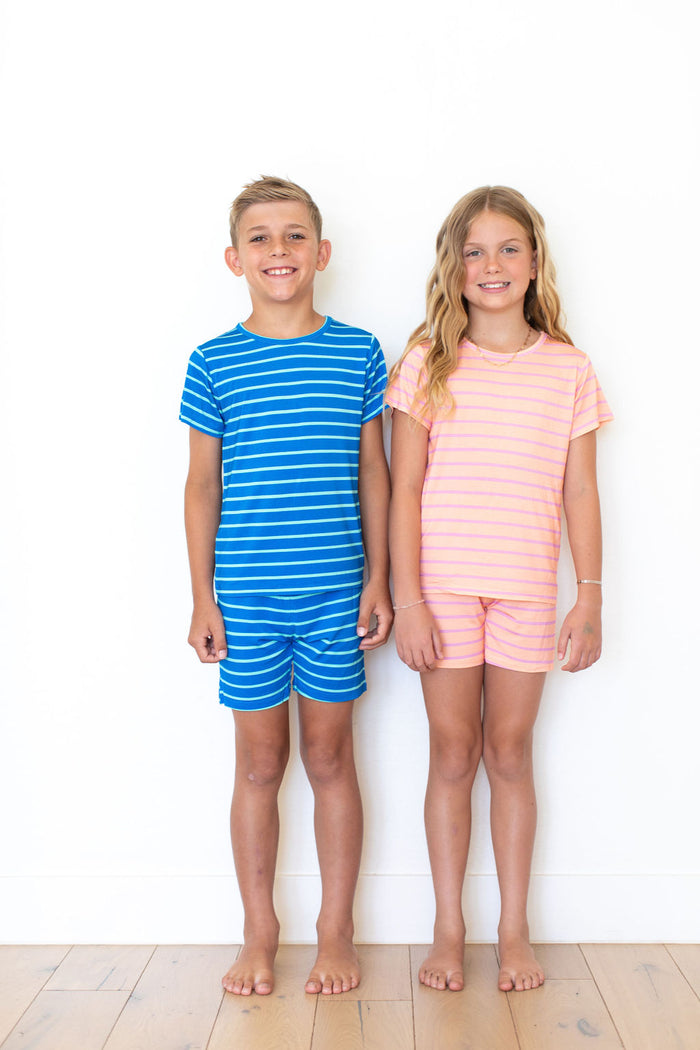 PINK STRIPE | SHORT SET