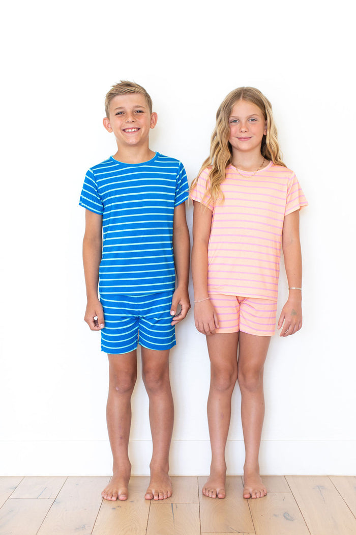 PINK STRIPE | SHORT SET