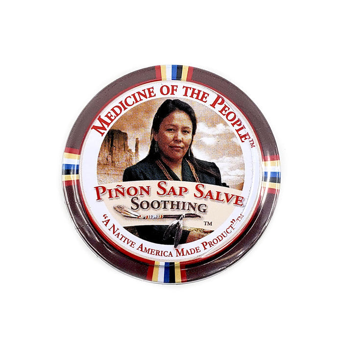 Cooling antiseptic for relief from sun burns, minor cuts, burns, and scrapes.  The Navajo people for the treatment of serious burns and infections use Piñon Sap. It is applied in its raw form directly to the affected area. &nbsp;The dressing is changed everyday.  The Piñon Sap in our salve is mixed with wild crafted Shea butter and bee's wax. &nbsp;It is useful as a general purpose antiseptic for minor skin issues.  Organic ingredients: Sunflower oil, Calendula, Coconut and Golden Jojoba.