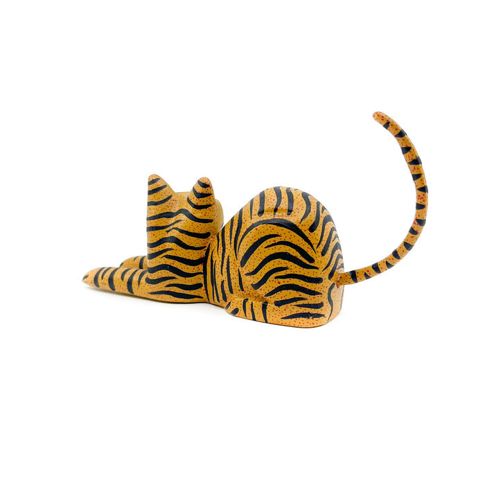 Playful Orange Striped Cat