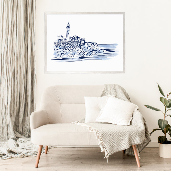 5"x7" / Art Print / Antique Silver