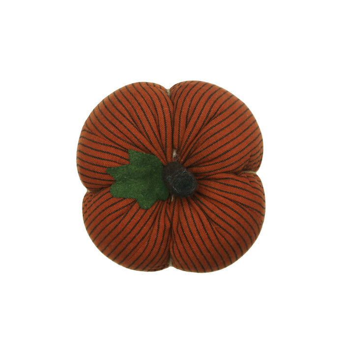Pumpkin Spice Ticking Pumpkin 6 In x 4 In ON843213