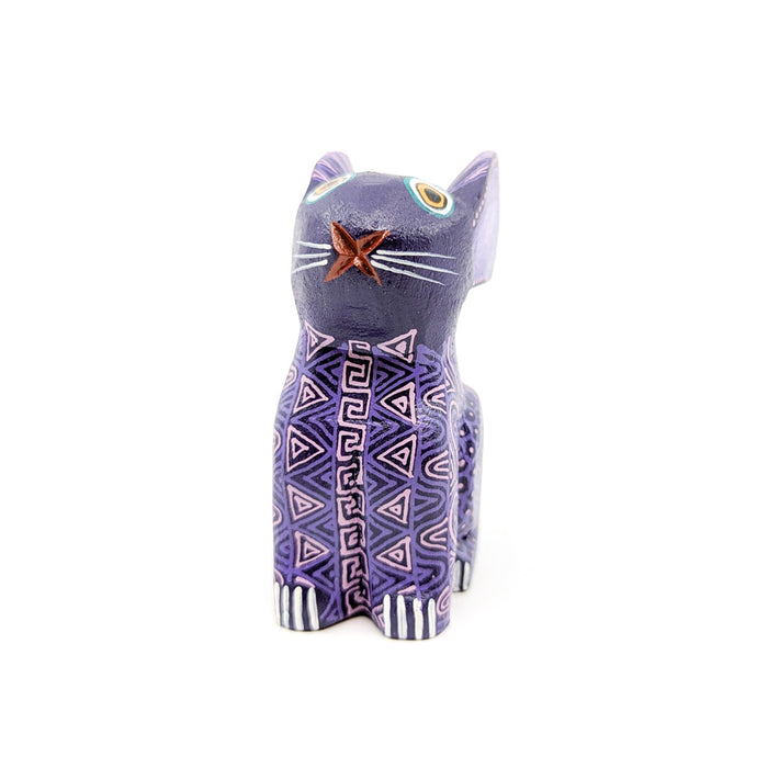 Purple Bunny with Geometric Design