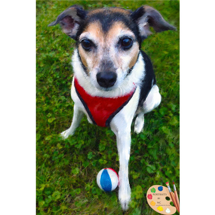 Rat Terrier Painting 392