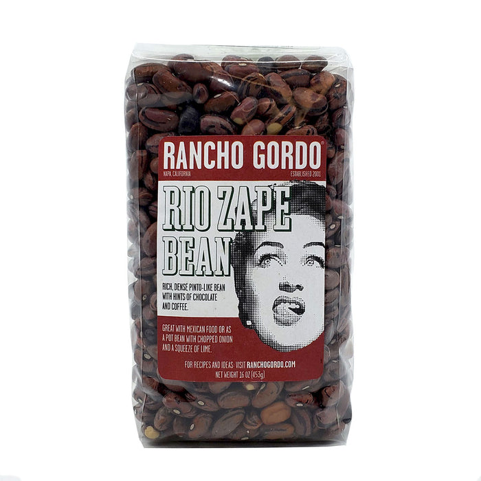Beautifully vibrant, rich purple/brown bean with black lines A rich, dense pinto-like bean with hints of chocolate and coffee Velvety texture, great in Mexican food recipes or as a pot bean with a squeeze of lime