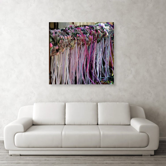 Rose Garland Canvas Print