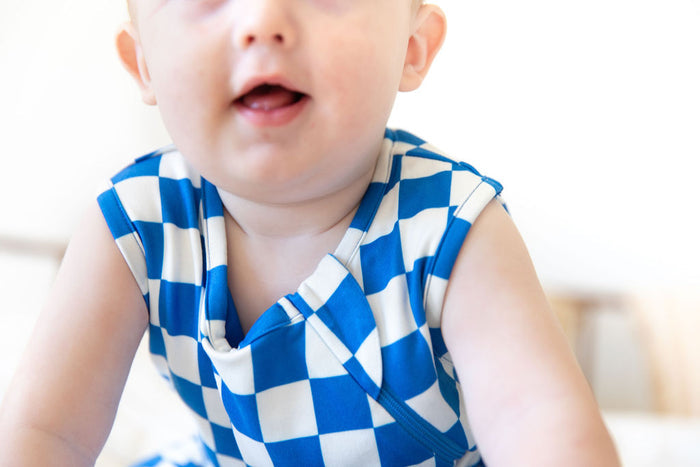 ROYAL BLUE CHECKER | SLEEP SACK