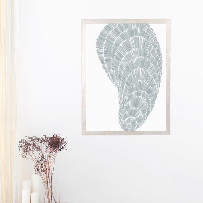 5"x7" / Art Print / Antique Silver